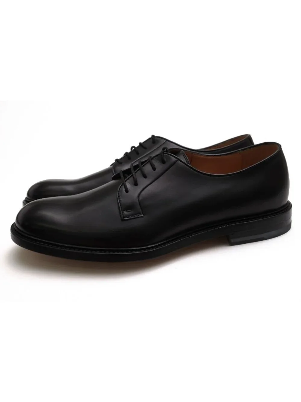 Gucci Shoes Business Leather Black Plain Toe Sole